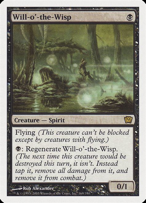 Will-o'-the-Wisp · Ninth Edition (9ED) #169 · Scryfall Magic The Gathering Search