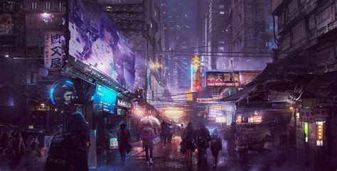 Anime Street Cyberpunk Wallpapers - Wallpaper Cave