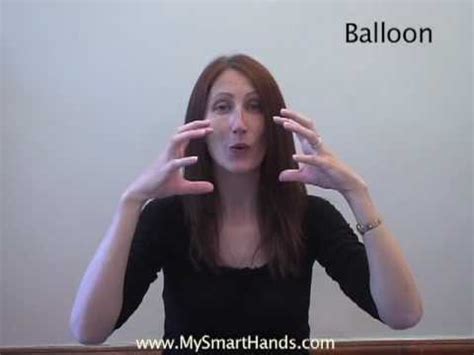 balloon - ASL sign for balloon - YouTube