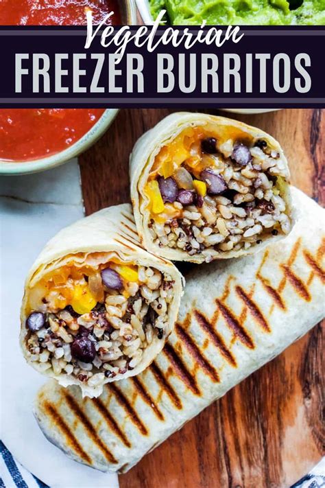 Vegetarian Burritos Recipe: Freezer and Meal Prep Friendly - Erhardts Eat