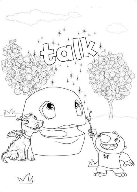 Wallykazam Coloring pages 23 | Cartoon coloring pages, Coloring pages ...