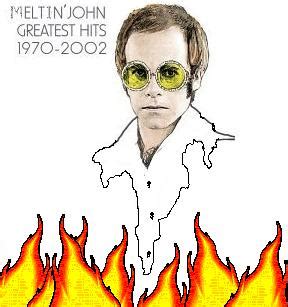 Album Cover Parodies of Elton John - Elton John - Greatest Hits 1970-2002