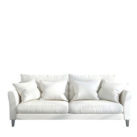 white set of sofa cushions 45700420 PNG