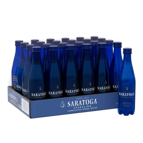 Saratoga Sparkling Spring Water | 16 Ounce, 24 Pack, PET Plastic | ReadyRefresh