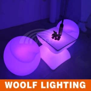 Modern Glow Coffee Bar Table - China LED Square Cocktail Table and LED ...