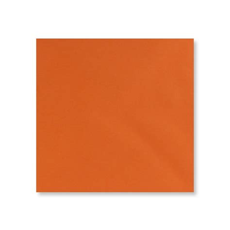 Orange 130mm Square Envelopes 100gsm