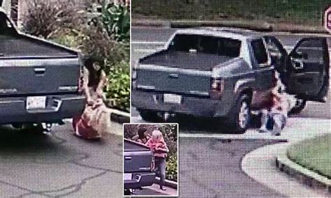 Video shows woman in Georgia being run over by truck | Daily Mail Online