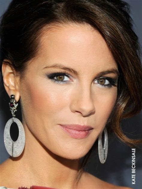 Immaculate make-up, silver smoky eyes - Kate Beckinsale Kate Beckinsale ...