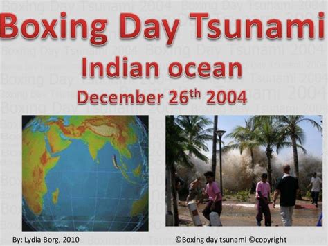 Boxing Day Tsunami 2004