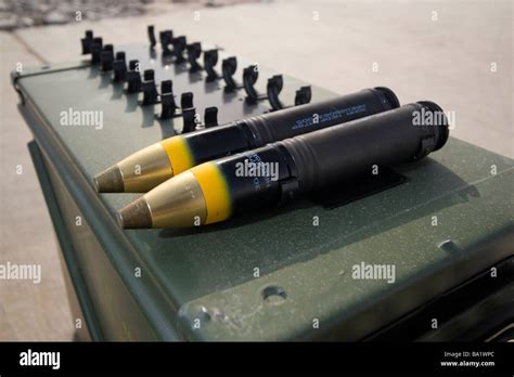 Apache 30mm M230 chain gun rounds Stock Photo, Royalty Free Image ...