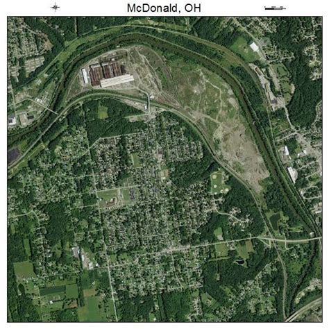 Aerial Photography Map of McDonald, OH Ohio