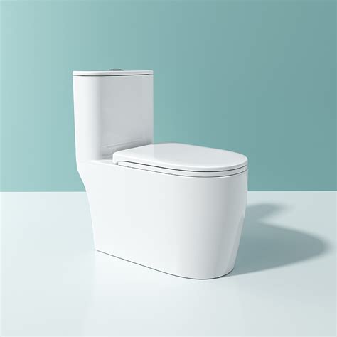 High Pressure Flush Western Style Hot Sale Bathroom Commode Rimless One Piece Wc Toilet - China ...