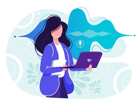 Girl recording voice | Illustration character design, Graphic design illustration, Illustration