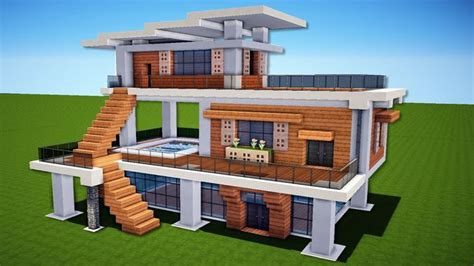 Modern House Minecraft Mansion - Minecraft Modern House Designs #3 - YouTube / The first map was ...