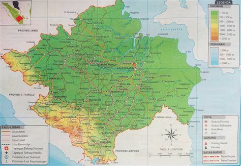 Peta Pulau Sumatera Lengkap dengan Keterangan Provinsi - Tarunas