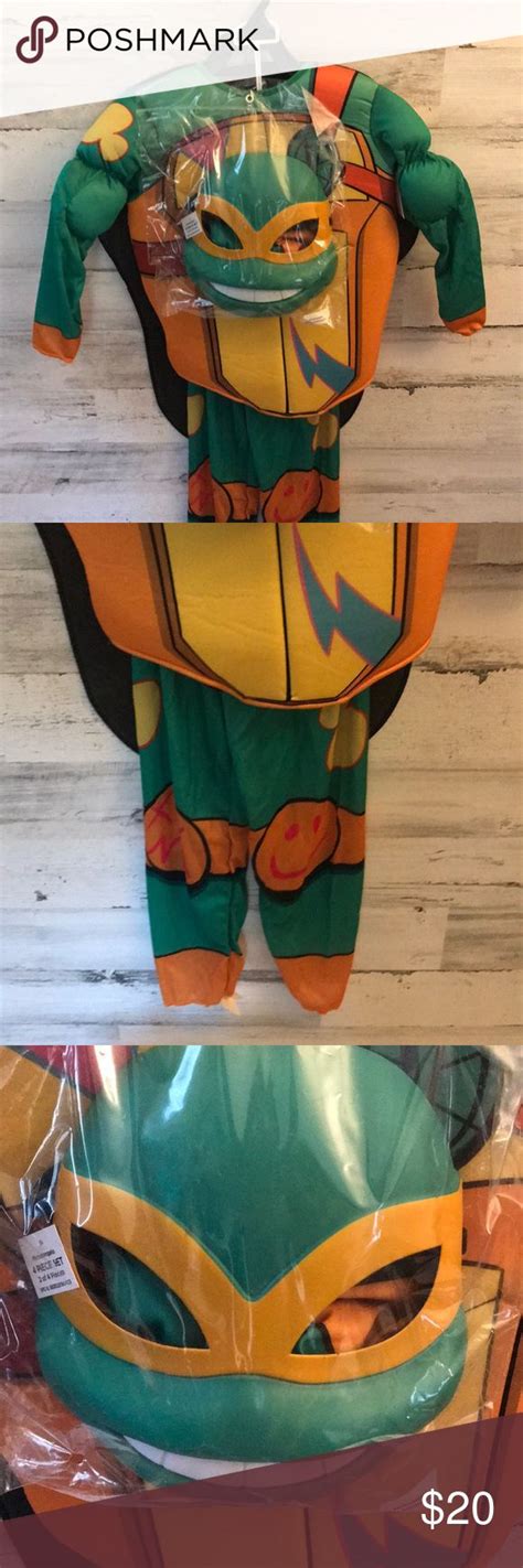 NWT TMNT Michelangelo Costume | Michelangelo costume, Tmnt, Teenage mutant ninja turtles