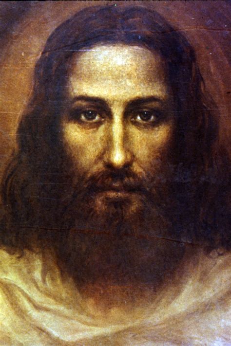 Painted copy of the Face of the Holy Shroud of Turin created by Armenian artist, Ariel Agemian ...