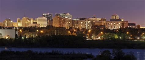 Skyline of Regina, Saskatchewan at night – ASKMigration: Canadian ...