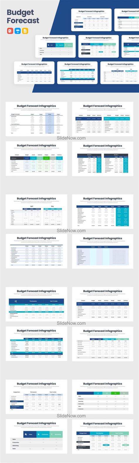 Budget PowerPoint Template/Google Slides/Keynote Template - SlideNow