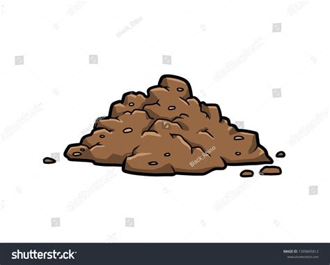 soil \u002F cartoon vector and illustration, hand drawn style, isolated on white background. #Ad ...