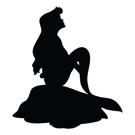 Little Mermaid Stencils - 10 Free PDF Printables | Printablee