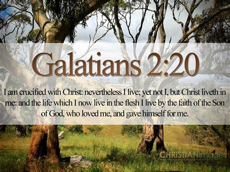 Galatians 2:20 - Crucified With Christ Wallpaper - Christian Wallpapers ...