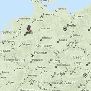 Greven Map Germany Latitude & Longitude: Free Maps