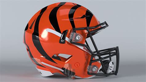 CINCINNATI BENGALS Helmet Football AFC NORTH PBR 3D model | CGTrader