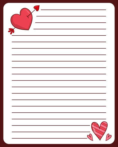 Letter Writing Paper - 10 Free PDF Printables | Printablee