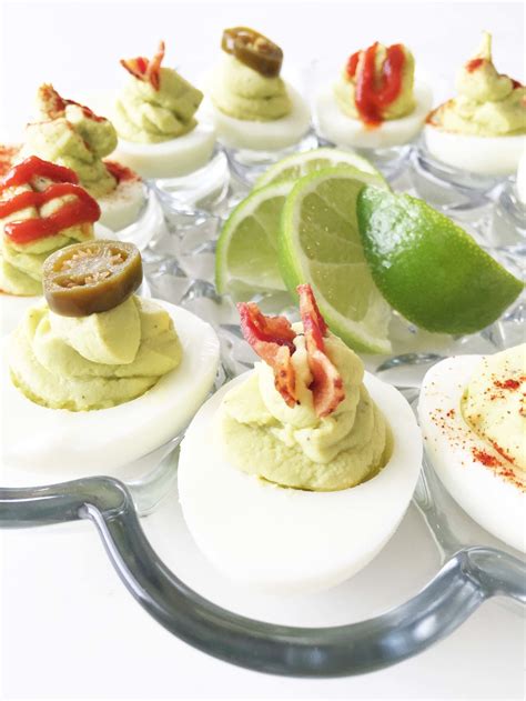 Skinny Avocado Deviled Eggs — The Skinny Fork