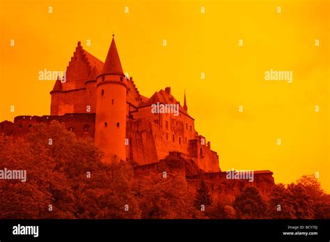 Vianden castle, Luxembourg Stock Photo - Alamy