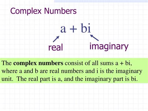 PPT - Imaginary & Complex Numbers PowerPoint Presentation, free ...