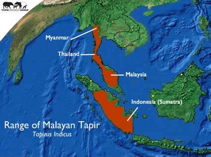 Malayan Tiger Habitat Map