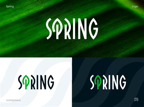 Spring logo by Slava Antipov on Dribbble