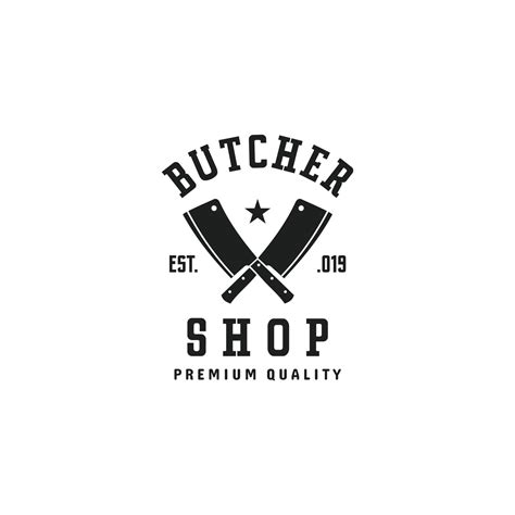 Butcher shop element logo design inspiration 5171695 Vector Art at Vecteezy