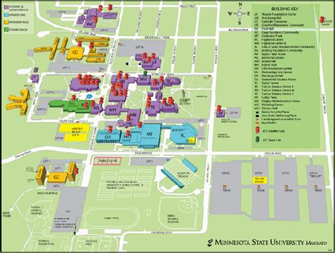 Minnesota State Mankato Campus Map - United States Map