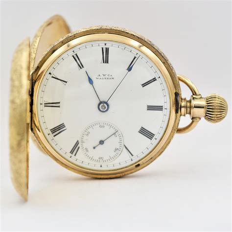 WALTHAM 18K Gold Pocket Watch - Ashton-Blakey Vintage Watches