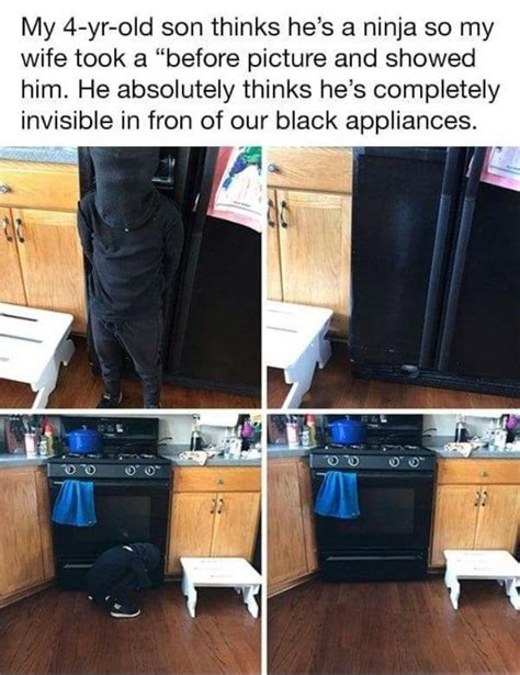 Be careful, there is a ninja hiding somewhere. | /r/wholesomememes ...