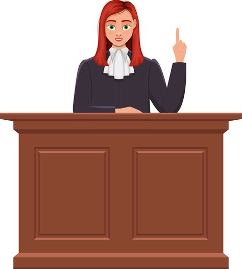 Judge woman clipart design illustration 9384367 PNG