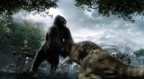 King Kong Vs Dinosaur Fight