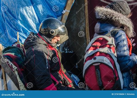 Maidan Protests on 31 January 2014 in Kiev, Ukraine Editorial Stock Image - Image of ...