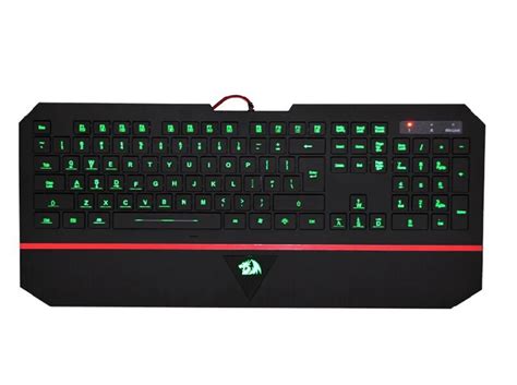 Red Dragon demon Rainbow backlit gaming keyboard wired keyboard genuine original thin mute-in ...