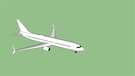 737-900ER Template 3d model