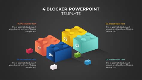 Creative 4 Blocker Powerpoint Template With 3d Boxes - vrogue.co