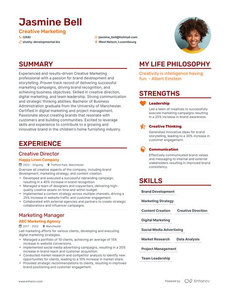 3 Successful Creative Marketing Resume Examples And Writing Tips for 2024