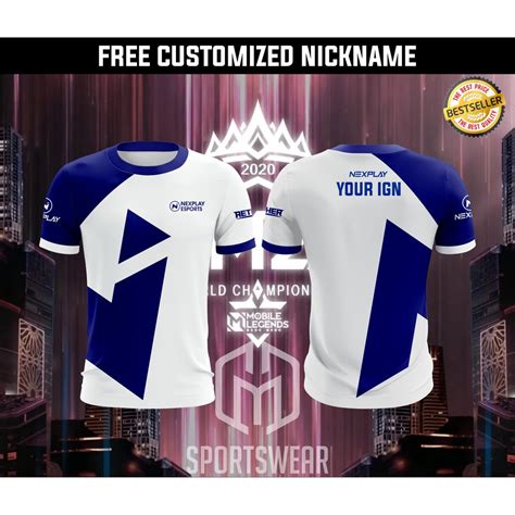 NXP Jersey (Free Customize Nickname) | Shopee Philippines