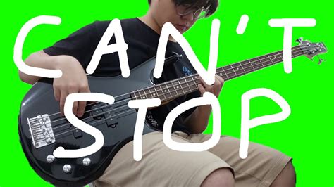 Red Hot Chili Peppers - Can't Stop (Bass Cover) - YouTube