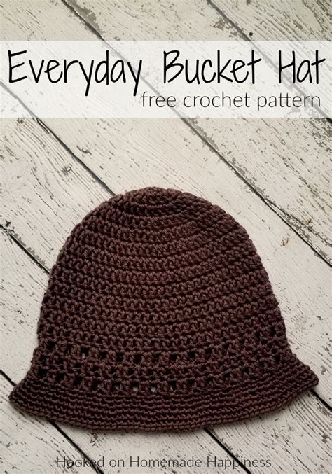 Everyday Crochet Bucket Hat Pattern (Crochet Along for a Cause) - Hooked on Homemade Happiness