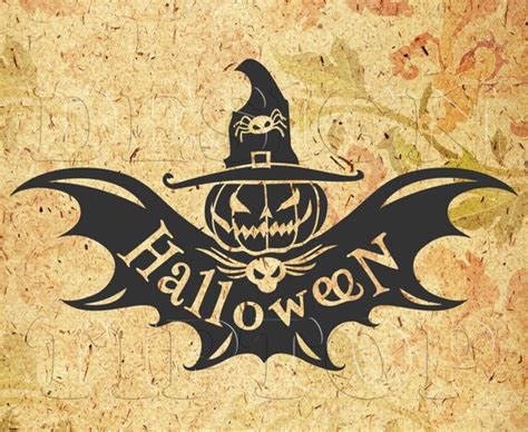 Halloween svg dxf png eps cdr print and cut files | Etsy