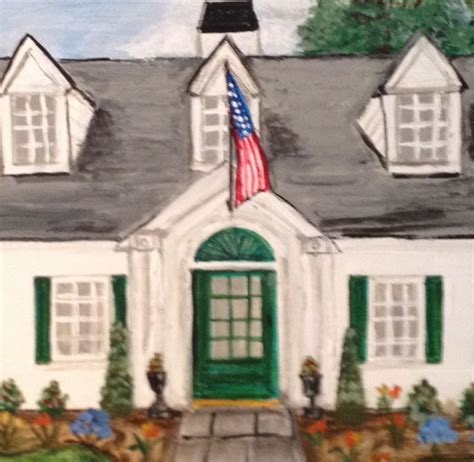 This Original, framed painting of Wenham Tea House, MA, painted by Johanne Cassia is available ...